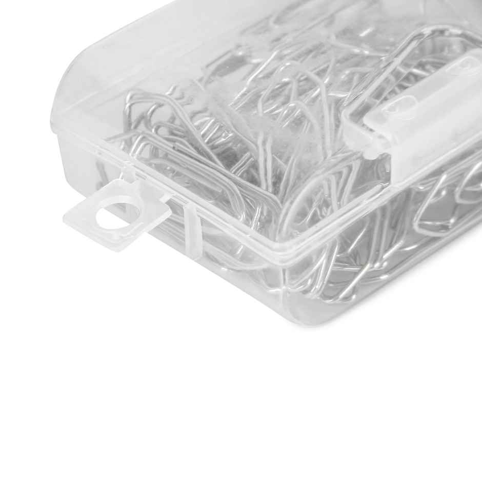 Saya U Clips - 36mm Metal Steel Gem Clips for Paper Organization - 50 Clips per Pack