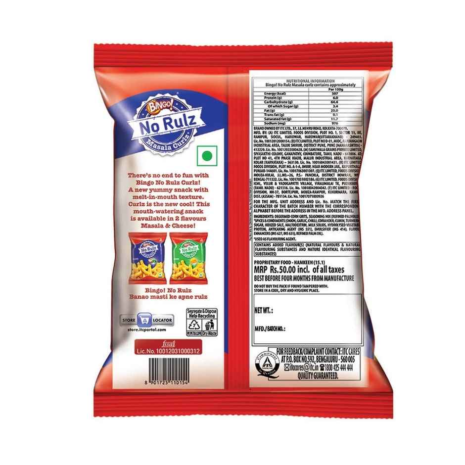 Bingo No RulzCurlz Masala Combo