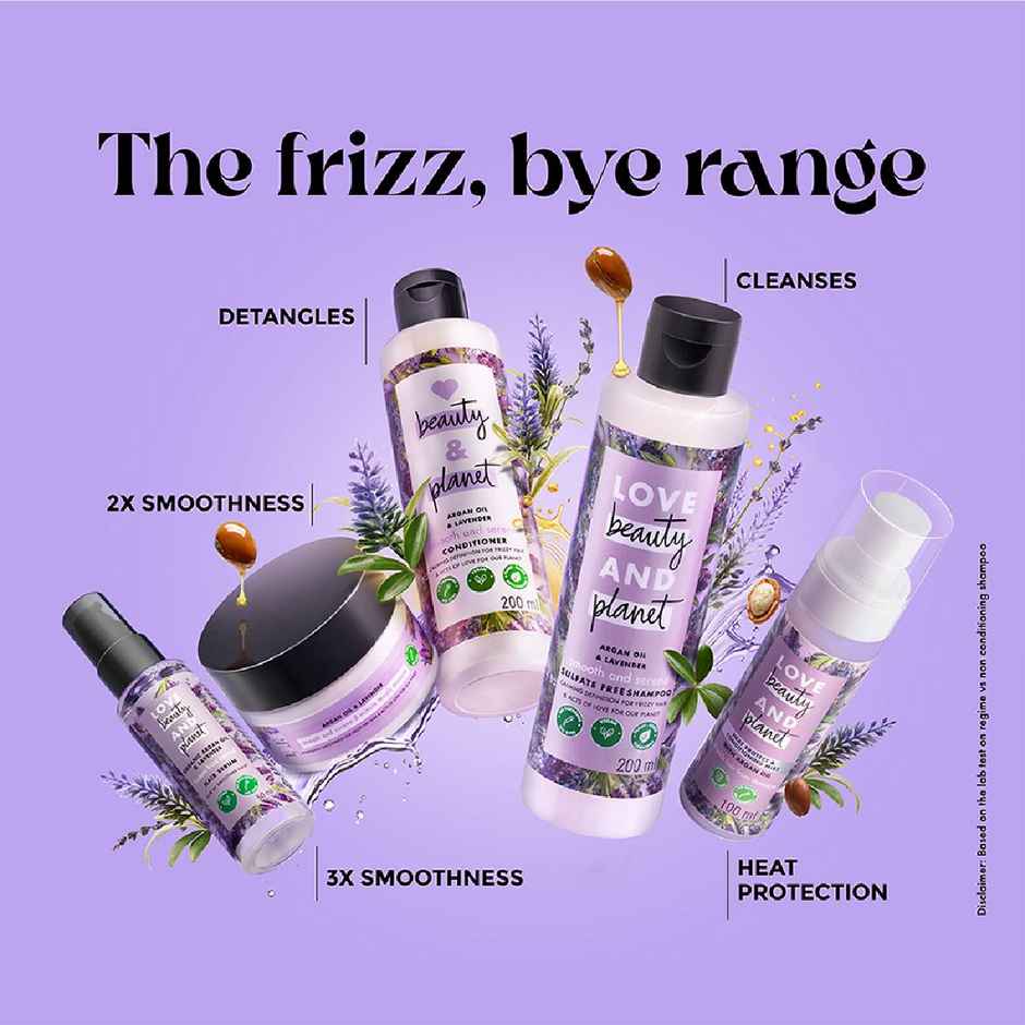 Love Beauty & Planet Argan Oil & Lavender | Sulfate Free Smooth & Serene Shampoo