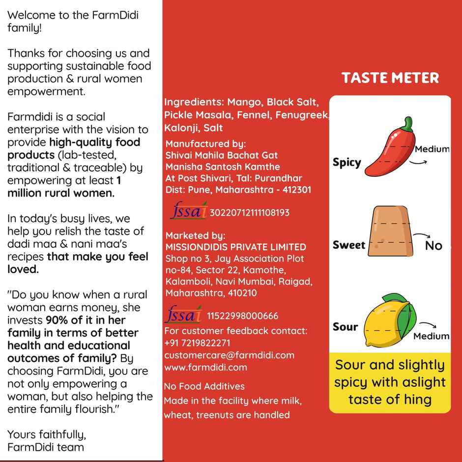 Farmdidi Punjabi Mango Pickle