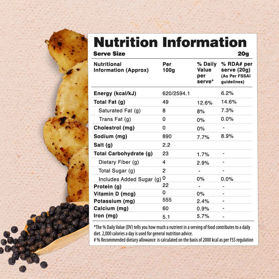 MOM Roasted Peanuts - Black Pepper