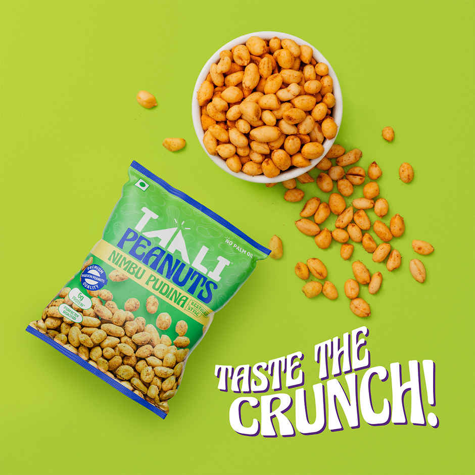 Taali Party Pack Combo- Roasted Peanuts- Salted, Masala, Nimbu Pudina & Korean Snack