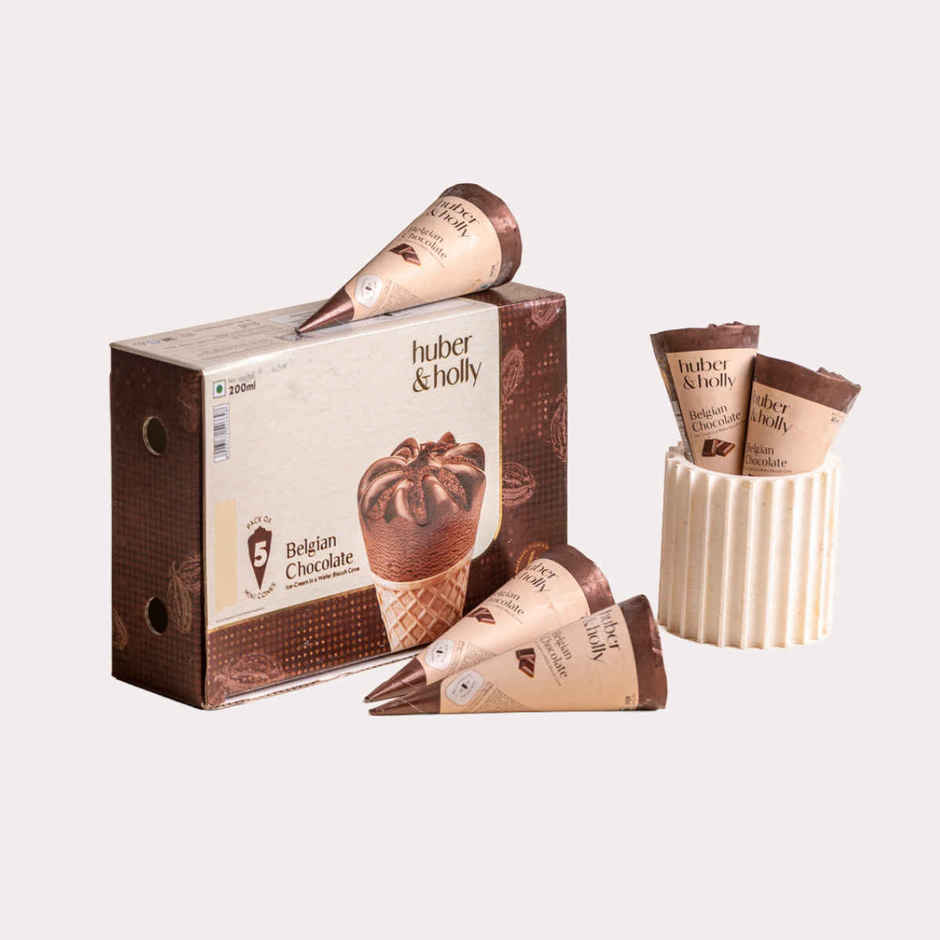 Huber & Holly Belgian Chocolate Cone Multipack