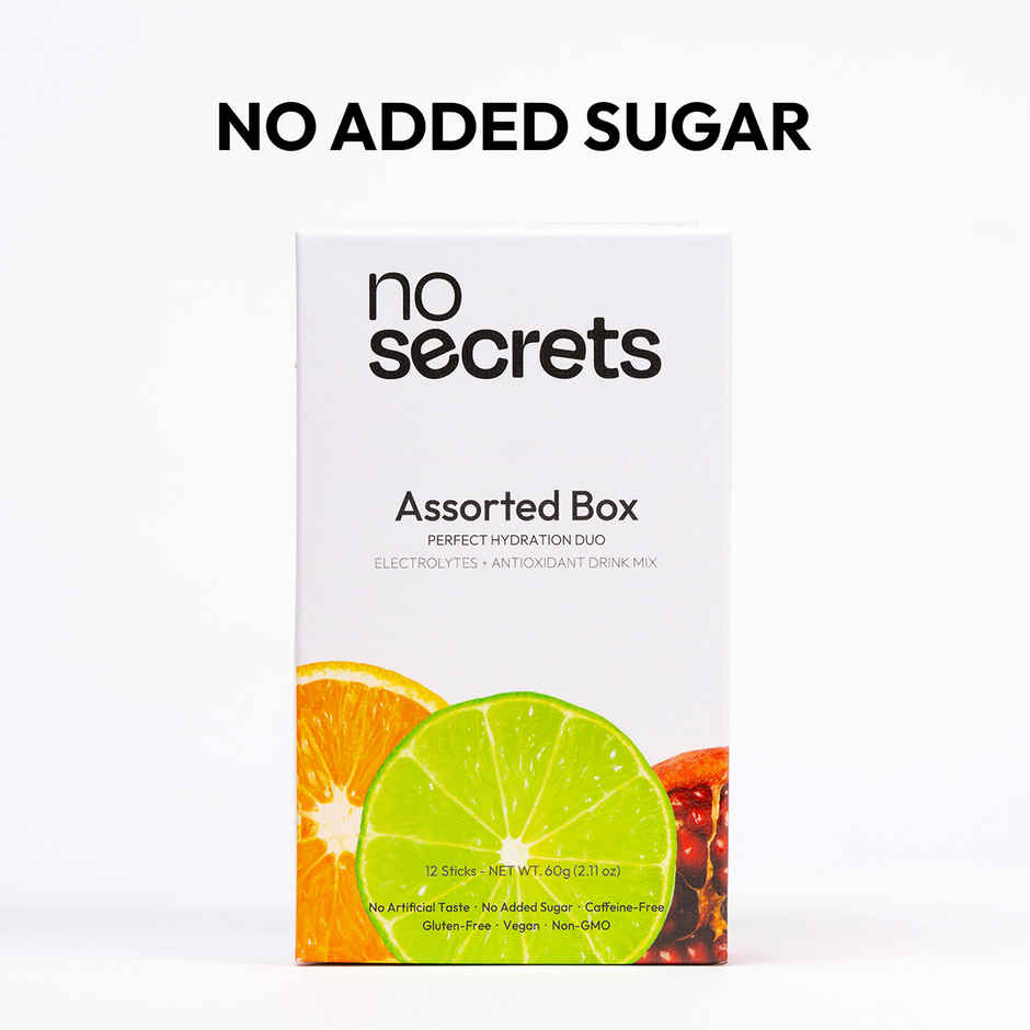 No Secrets Perfect Hydration Duo Electrolytes & Antioxidants Assorted Box