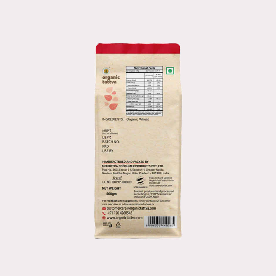 Organic Tattva Organic Wheat Dalia