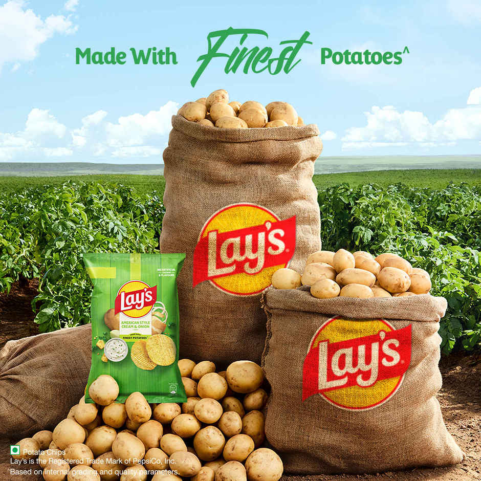 Lay's American Cream & Onion Potato Chips Combo