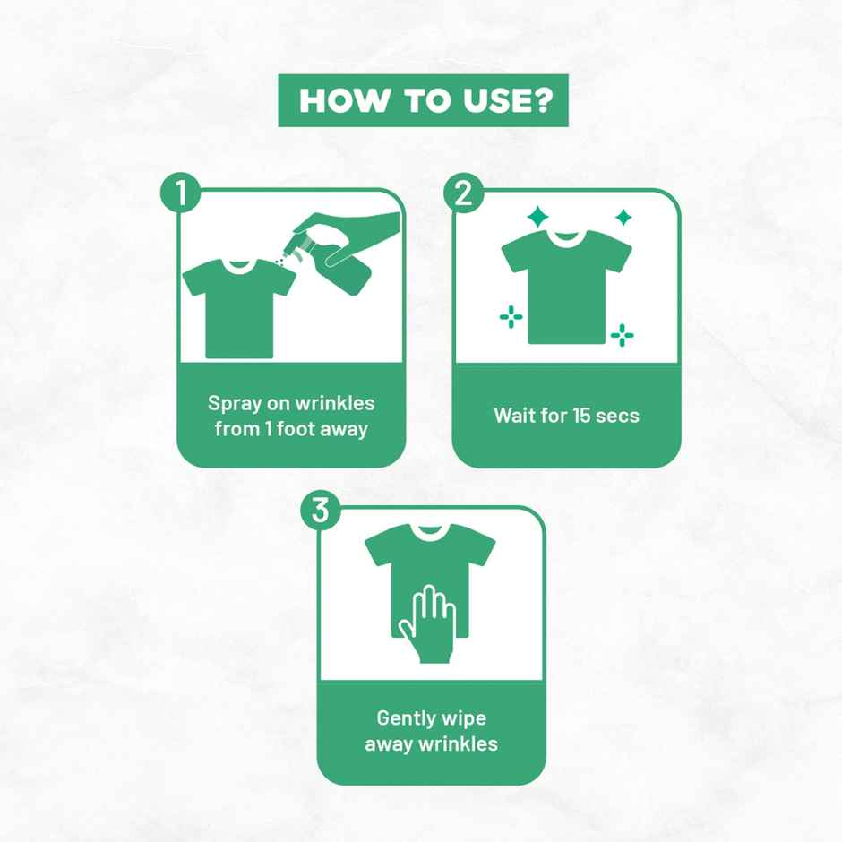 Born Good Plant Based Fabric Wrinkle Remover | Removes Creases and Odor Combo