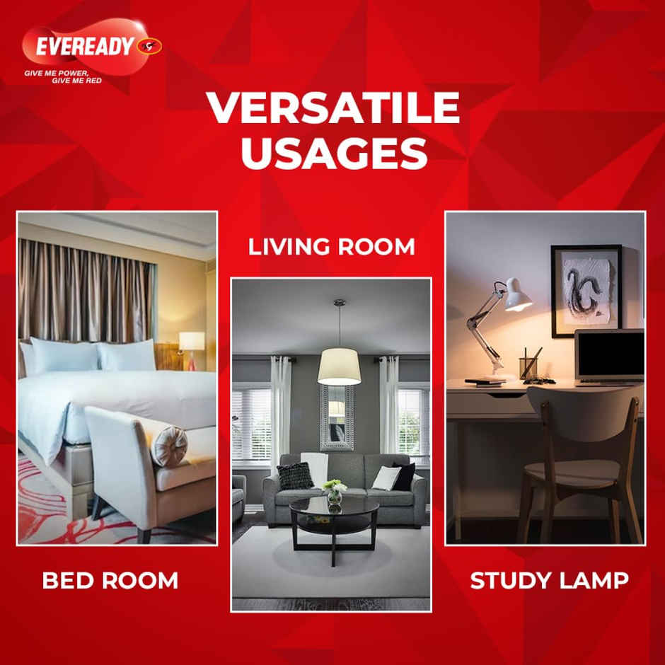 Eveready 18 W LED Bulb Cool Day Light | 6500K | Energy Efficient | B22 Base Holder