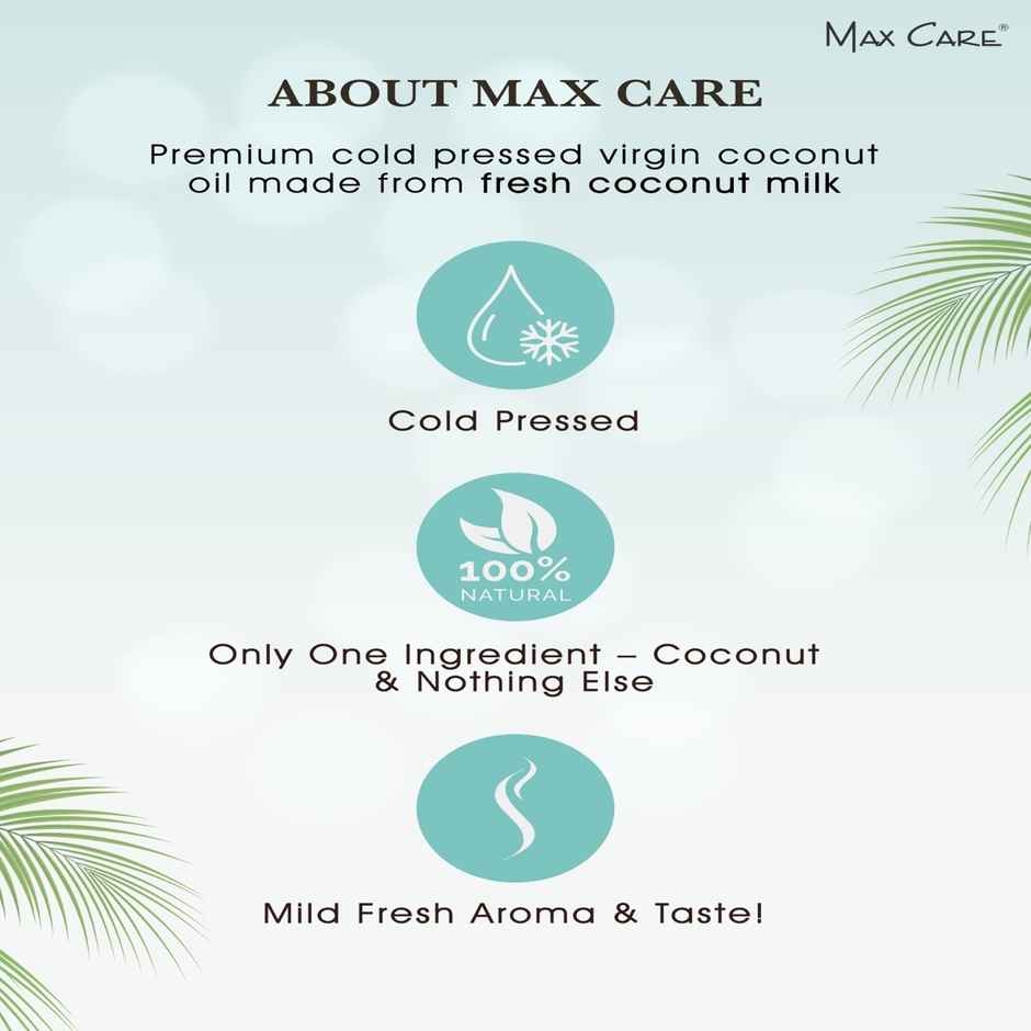 Max Care Cold Pressed Virgin Coconut Oil