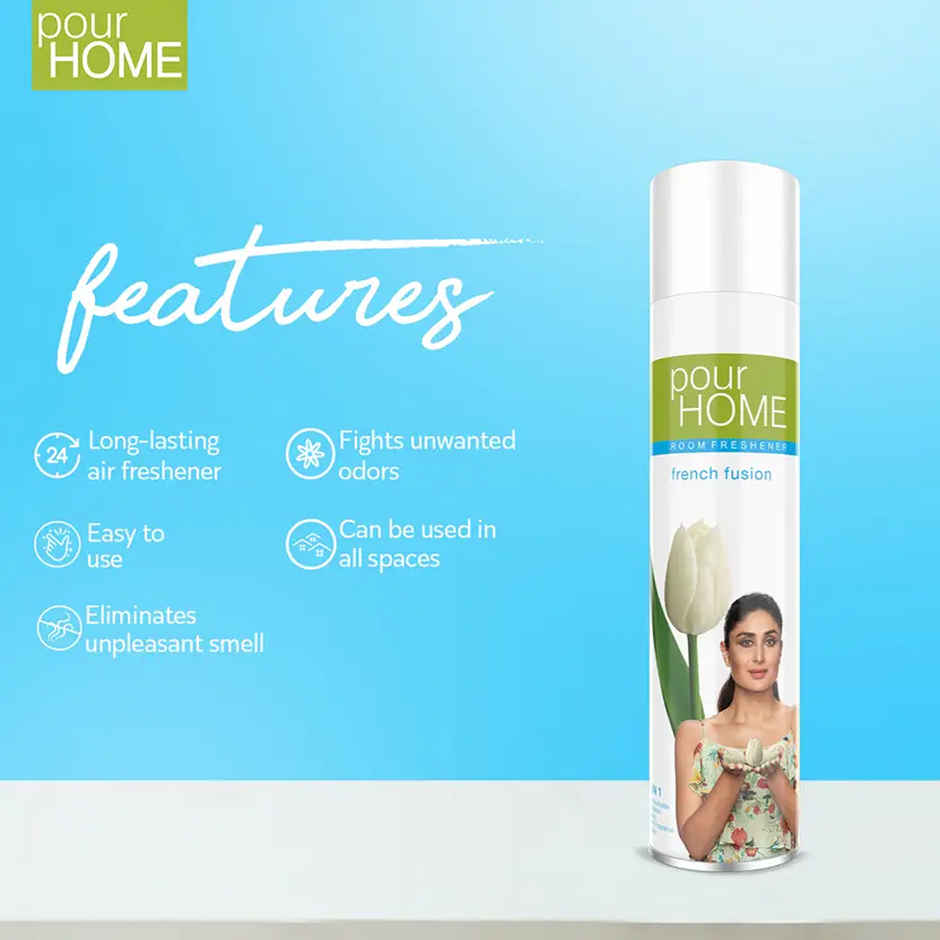 Pour Home Just Jasmine & French Flora Room Freshener Spray