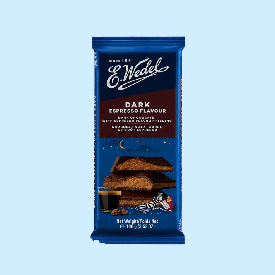 Wedel Dark Chocolate With Espresso Filling Bar