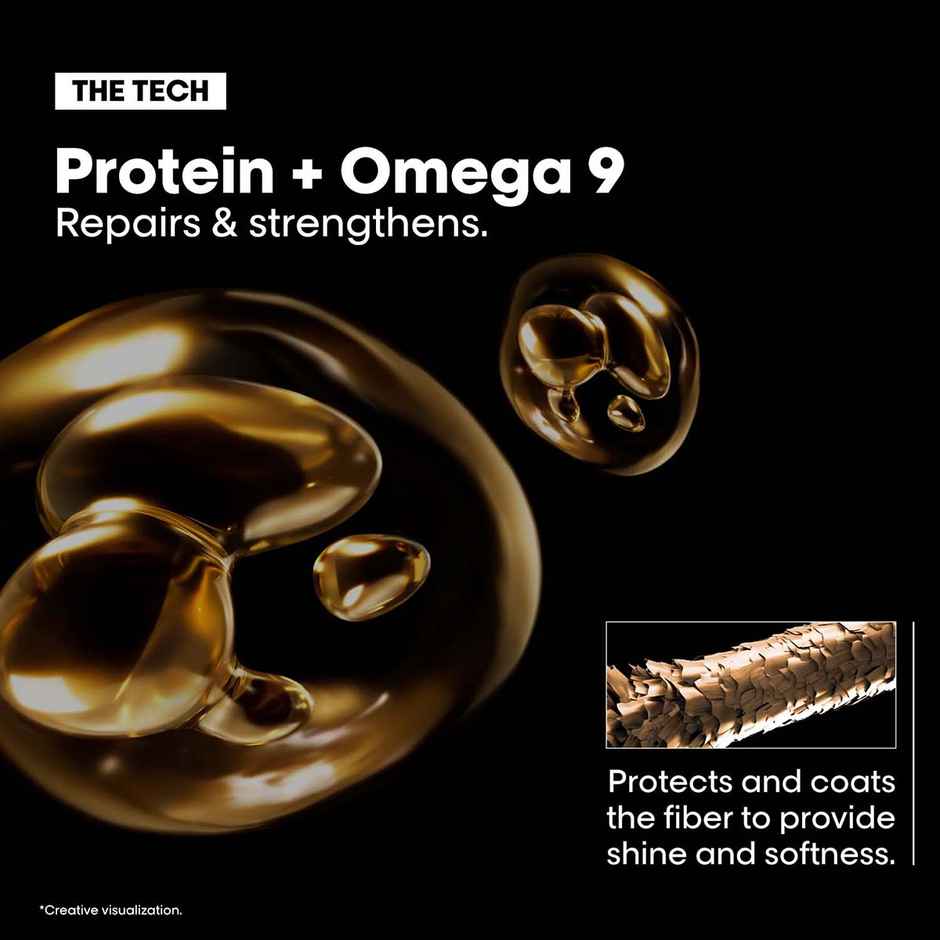 L'Oreal Professionnel Absolut Repair Shampoo For Dry and Damaged Hair With Wheat Protein