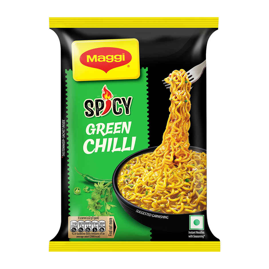 Maggi Spicy Green Chilli Noodles | Instant & Easy Snack