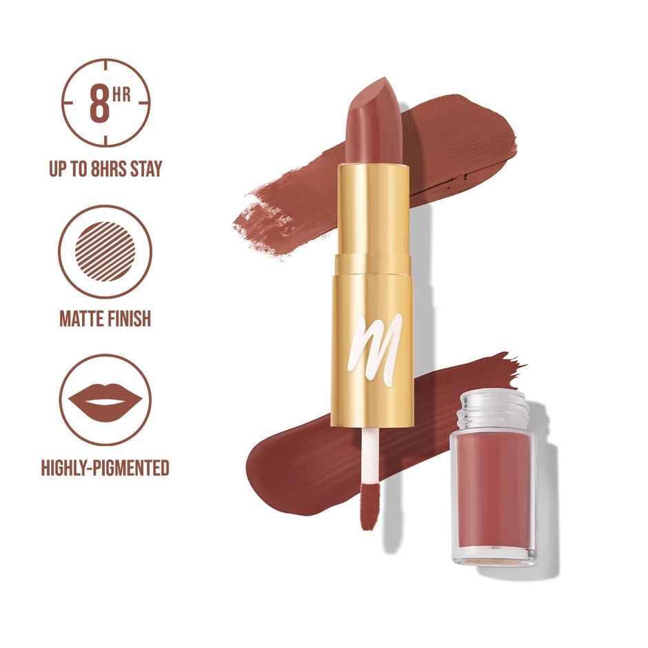 Myglamm Super Duo Lipstick - Spicy Nude