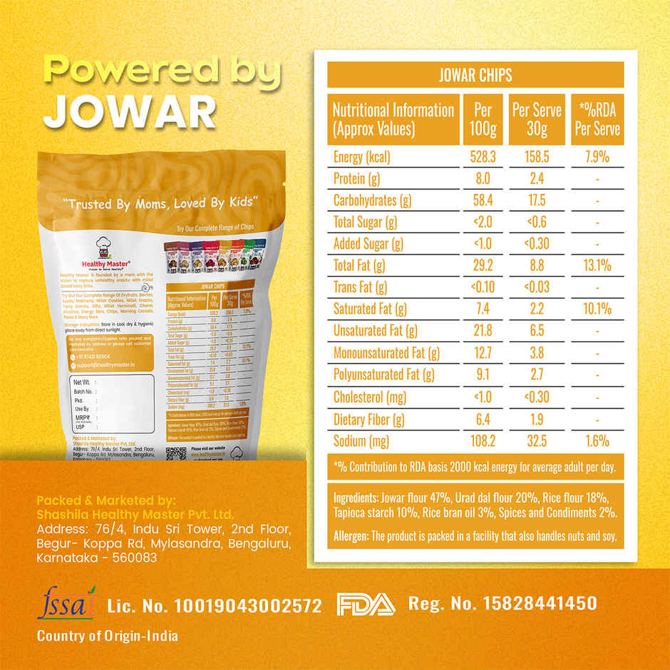 Healthy Master Jowar Chips