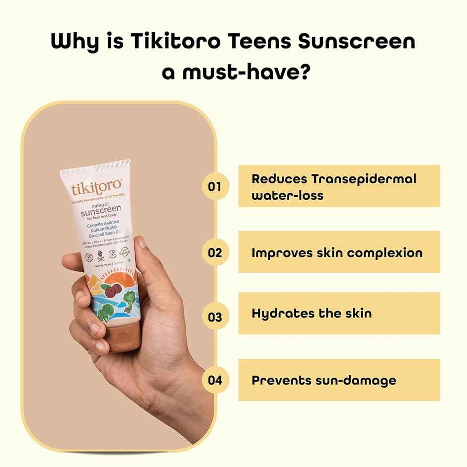 Tikitoro Teens Mineral Sunscreen