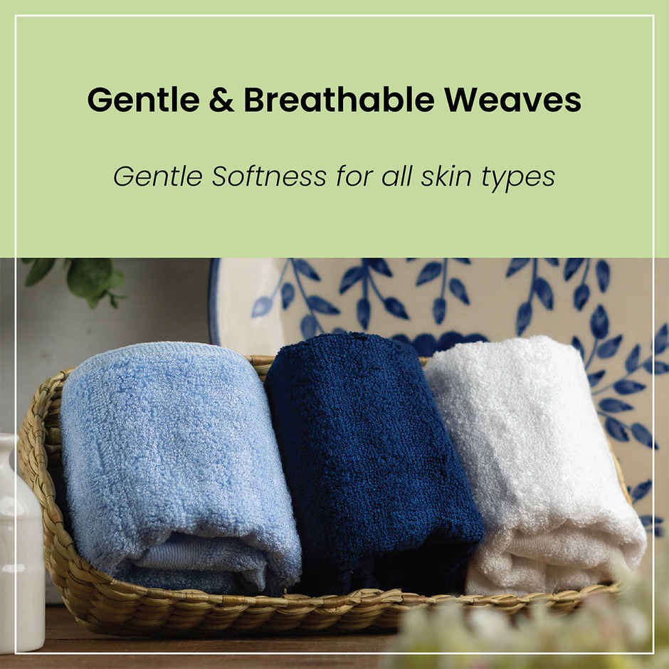 Mush 100% Bamboo Face Towel | Gift Box Set Of 6 | Ultra Soft & Quick Dry Face Towel | Assorted