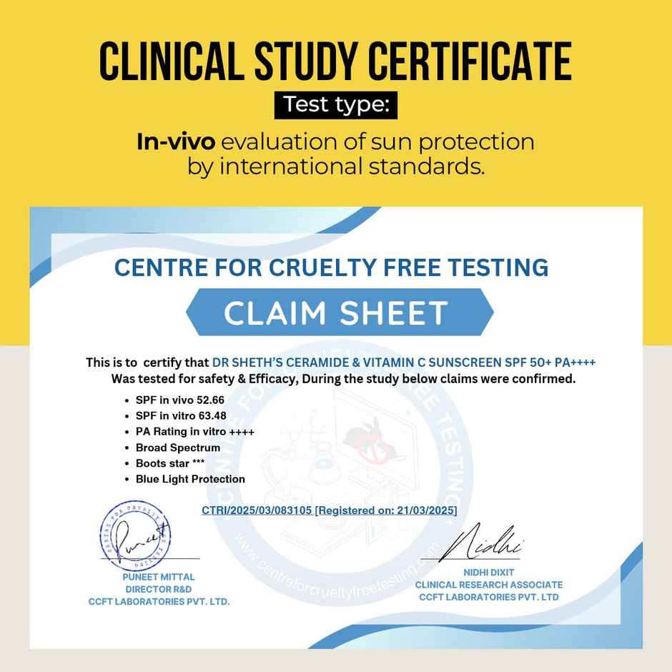 Dr. Sheth's Ceramide & Vitamin C Sunscreen