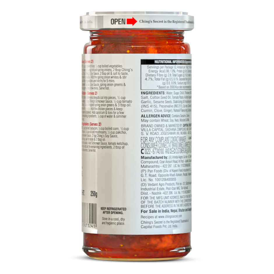 Ching's Secret Schezwan Stir Fry Cooking Sauce, Bold & Spicy, Cooking Sauce