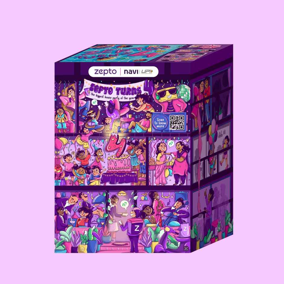 Zepto Turns 4 Birthday Gift Box
