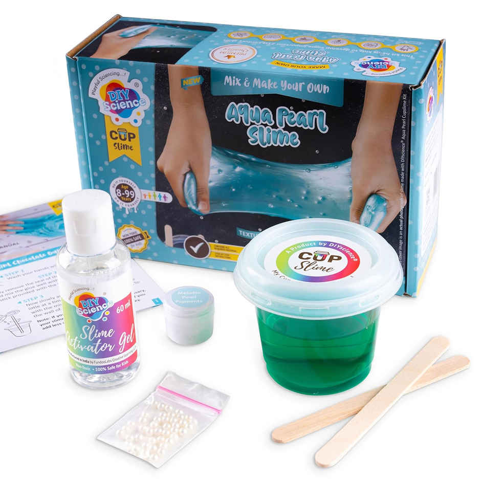 DIY Science Aqua Pearl Slime Kit
