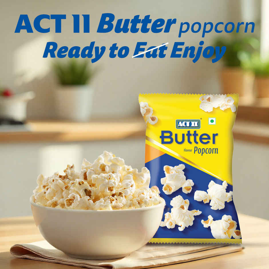 ACT II Ready To Eat Popcorn | Butter Flavour| On-the-go Snacks