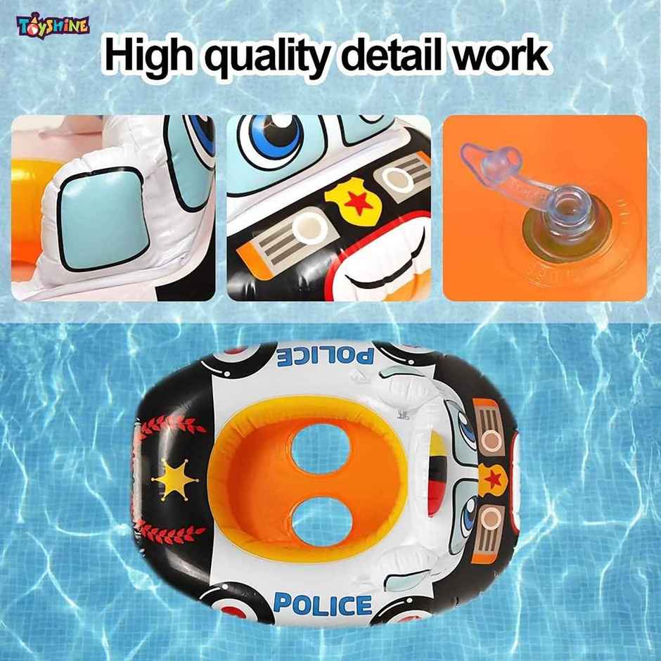 Toyshine Inflatable Police Theme Swimming Pool Tub Tube Water Play Centre Toy for Kids