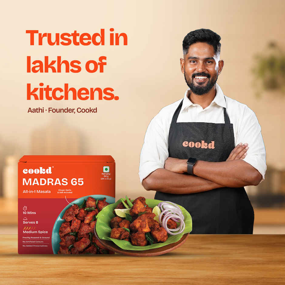 Cookd Madras Chicken 65 & Chicken Fry Masala