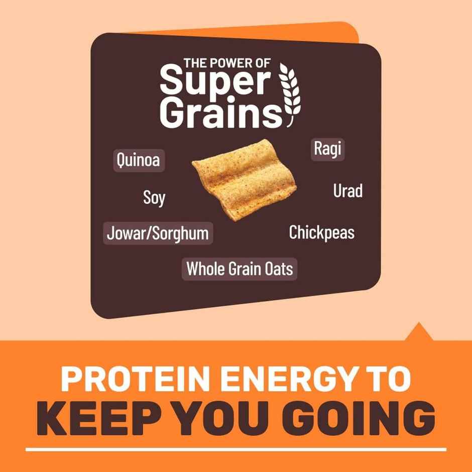Ritebite Max Protein 10G Protein Bar Choco Almond (50g) & Ritebite Max Protein Peri Peri 10 G Multigrain Protein Chips, Healthy Snacks & Munchies (60g) Combo