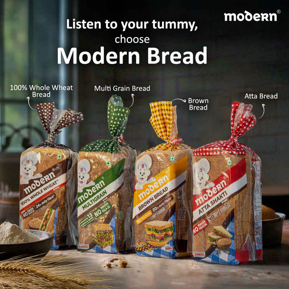 Modern Multigrain Bread - 13 Grains & Seeds (Zero Maida)