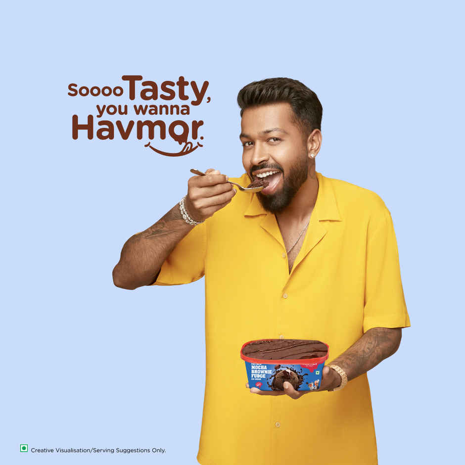 Havmor Mocha Brownie Fudge Ice Cream Tub