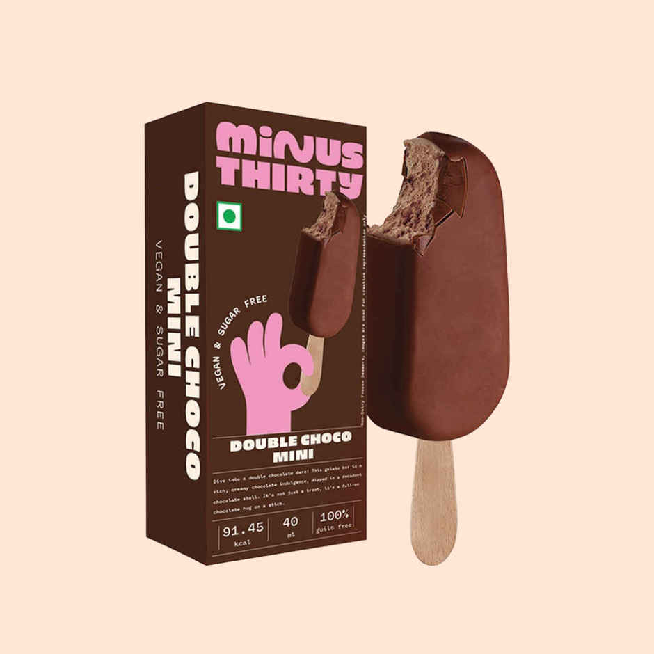 Minus Thirty Double Choc Mini Ice Cream Stick | Vegan & Sugar Free