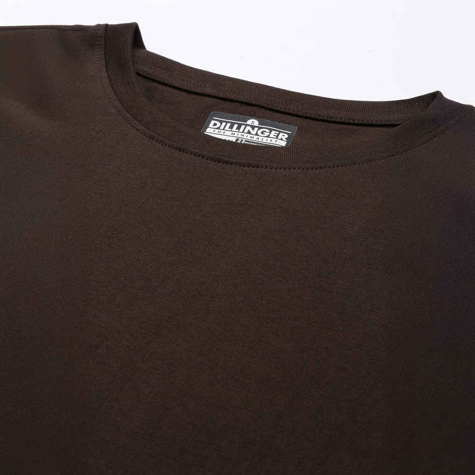 Dillinger Women's T-shirt | DLWOP001CHO | Chocolate Brown - XS