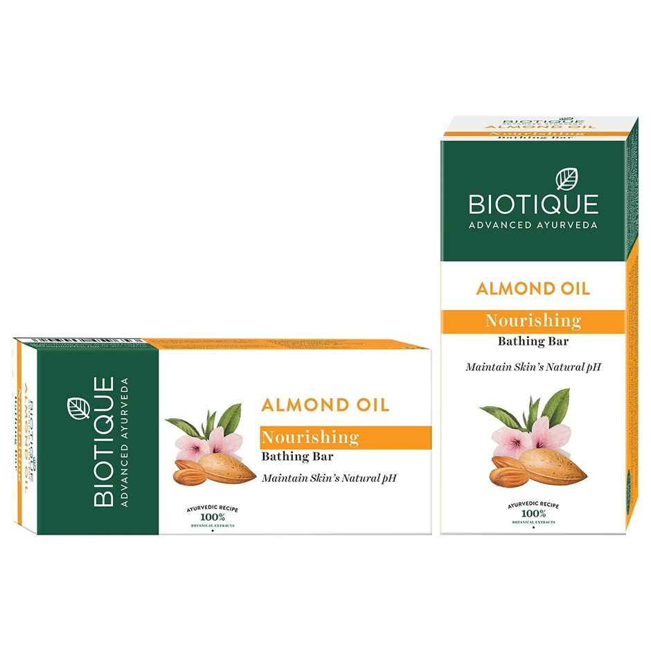 Biotique Almond Oil Nourishing Bathing Bar
