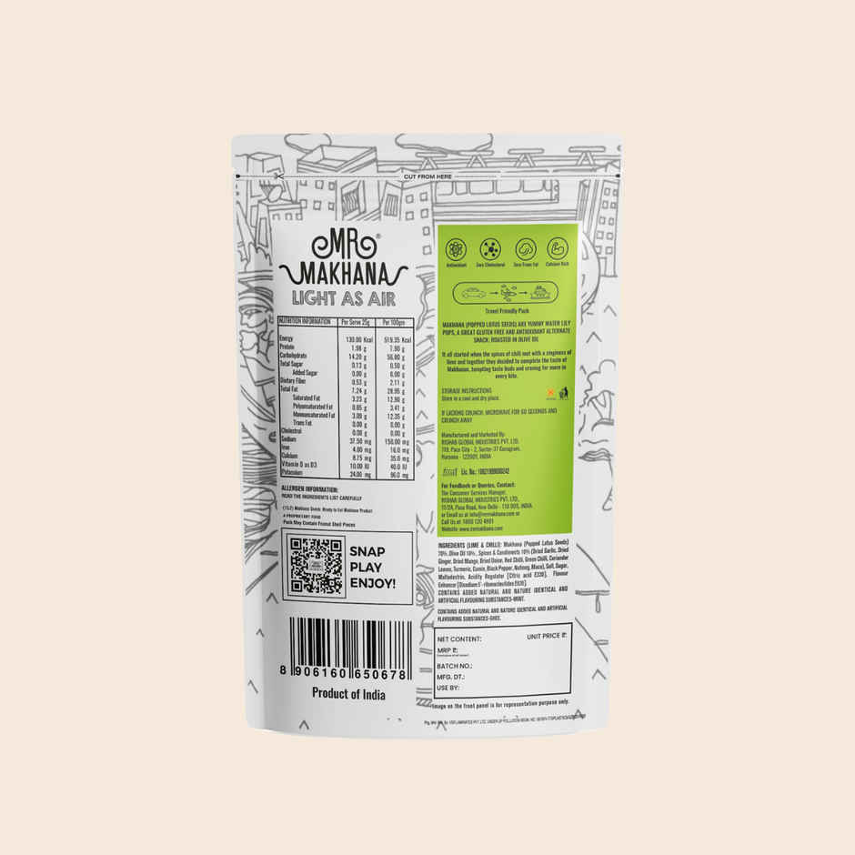Mr Makhana Lime Chilli