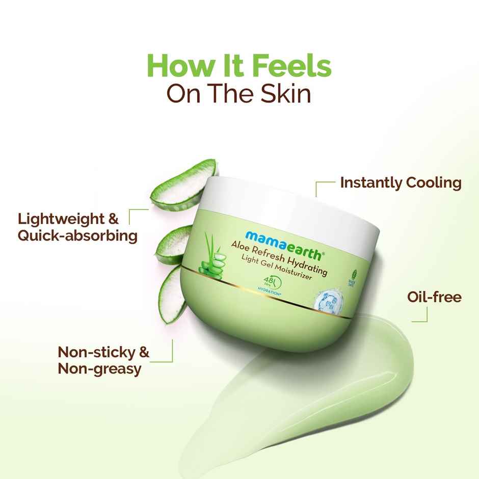 Mamaearth Aloe Refresh Hydrating Light Gel Moisturizer