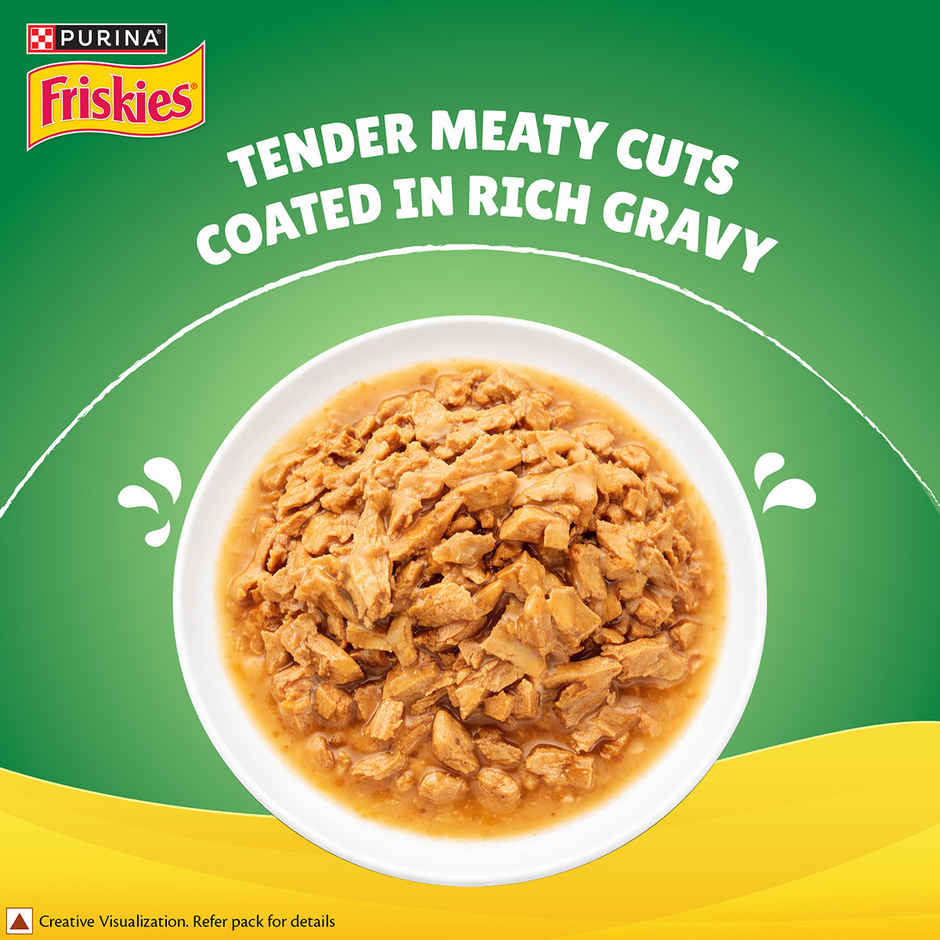 Purina Friskies Gravy Licious Cat Food Chicken Flavour