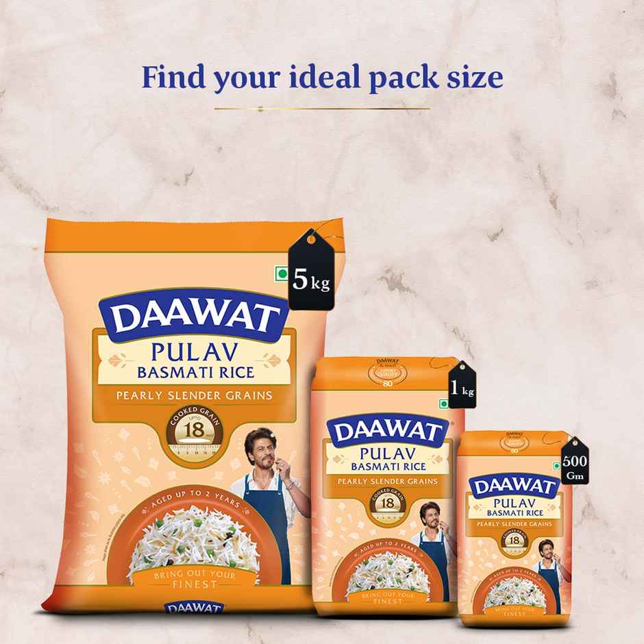 Daawat Pulav Pure Basmati Rice | Long Grain
