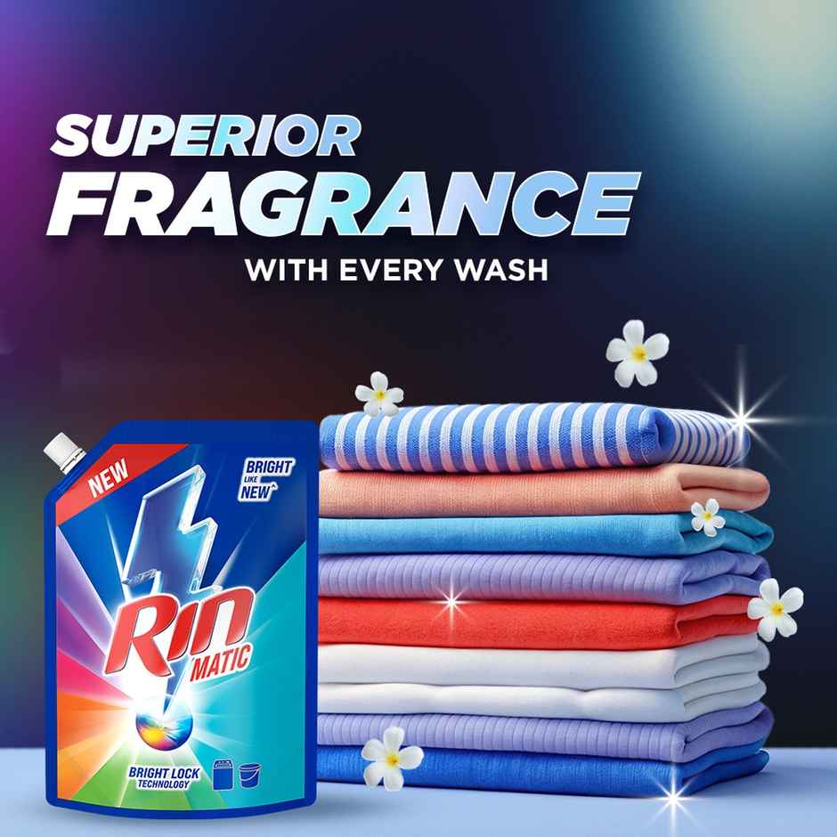 Rin Matic Top Load Detergent Liquid | Pouch