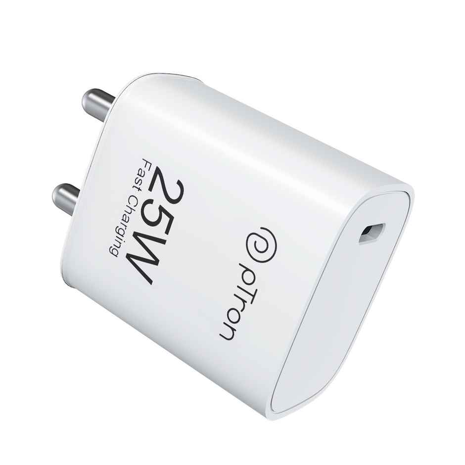 pTron - Samsung Charger Volta FC19 25W | Type-C | For S20 FE-S20+-S21-S21+-S21 FE-S21 Ultra - White