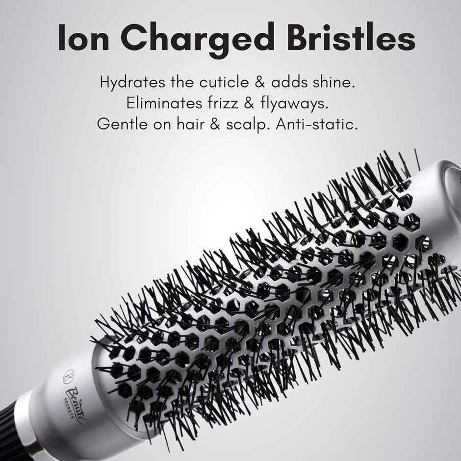 Beaute Secrets Round Blow Dryer Hair Brush Makes curls defined and full of volume