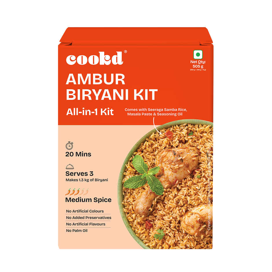 Cookd Ambur Biryani Kit Combo 
