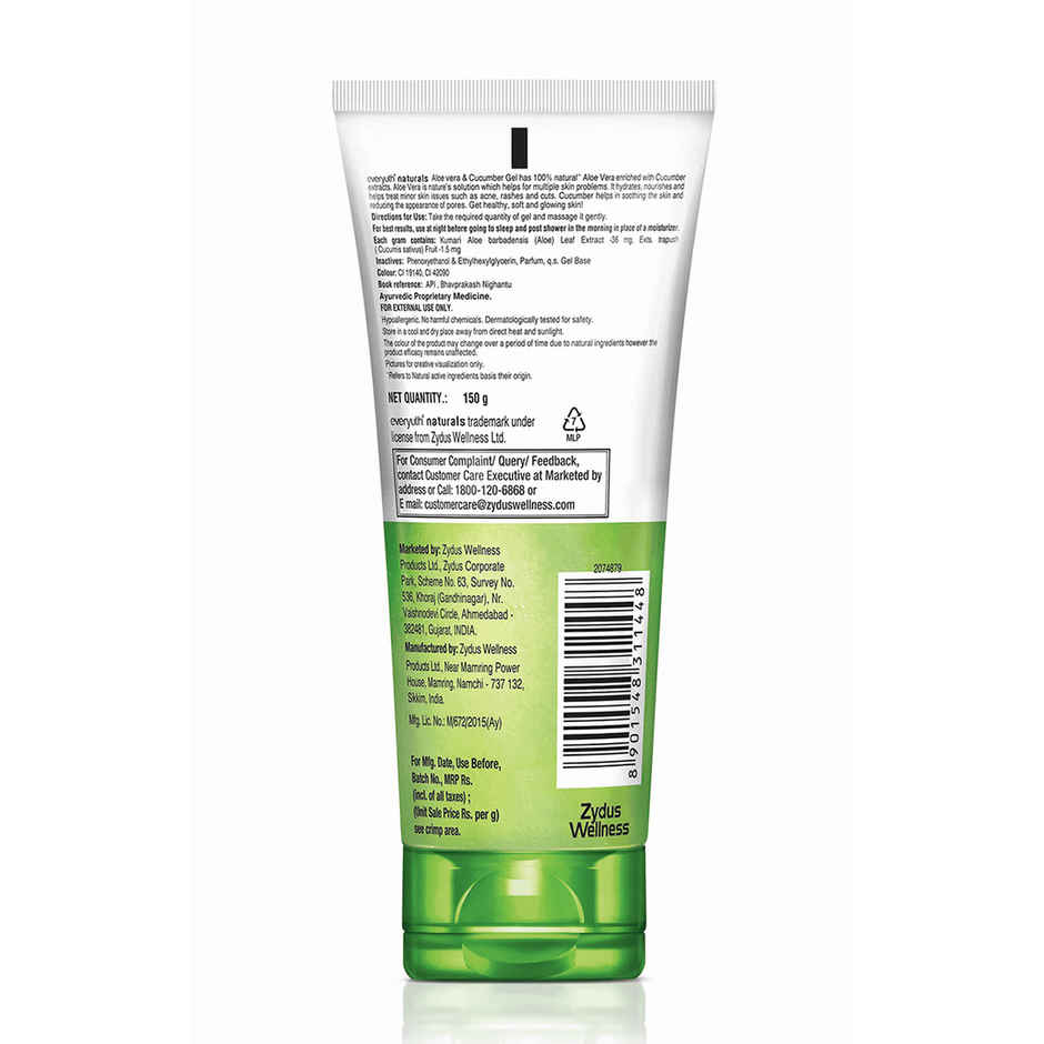 Everyuth Naturals Nourishing Aloe Vera & Cucumber Gel