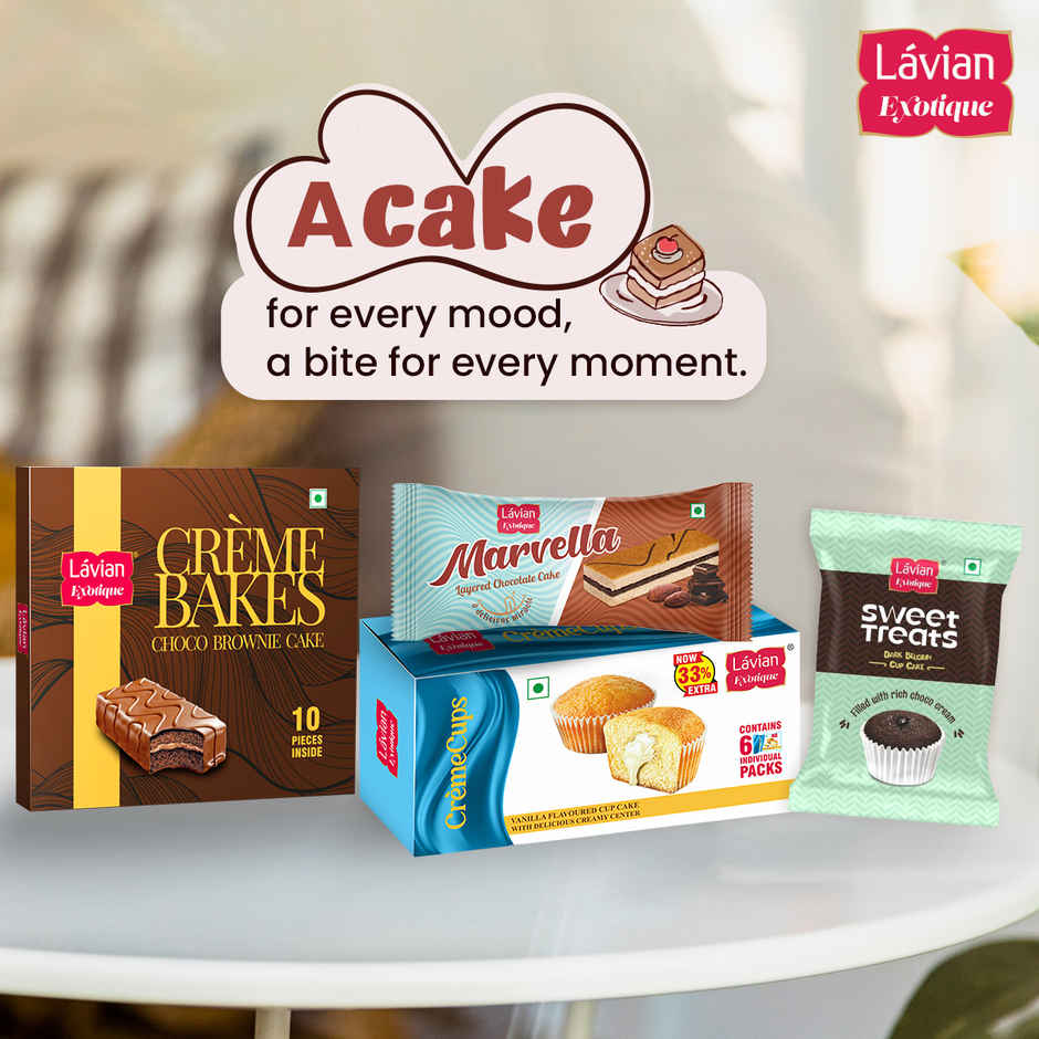 Lavian Exotique Sweet Treats Dark Belgian Cup Cake