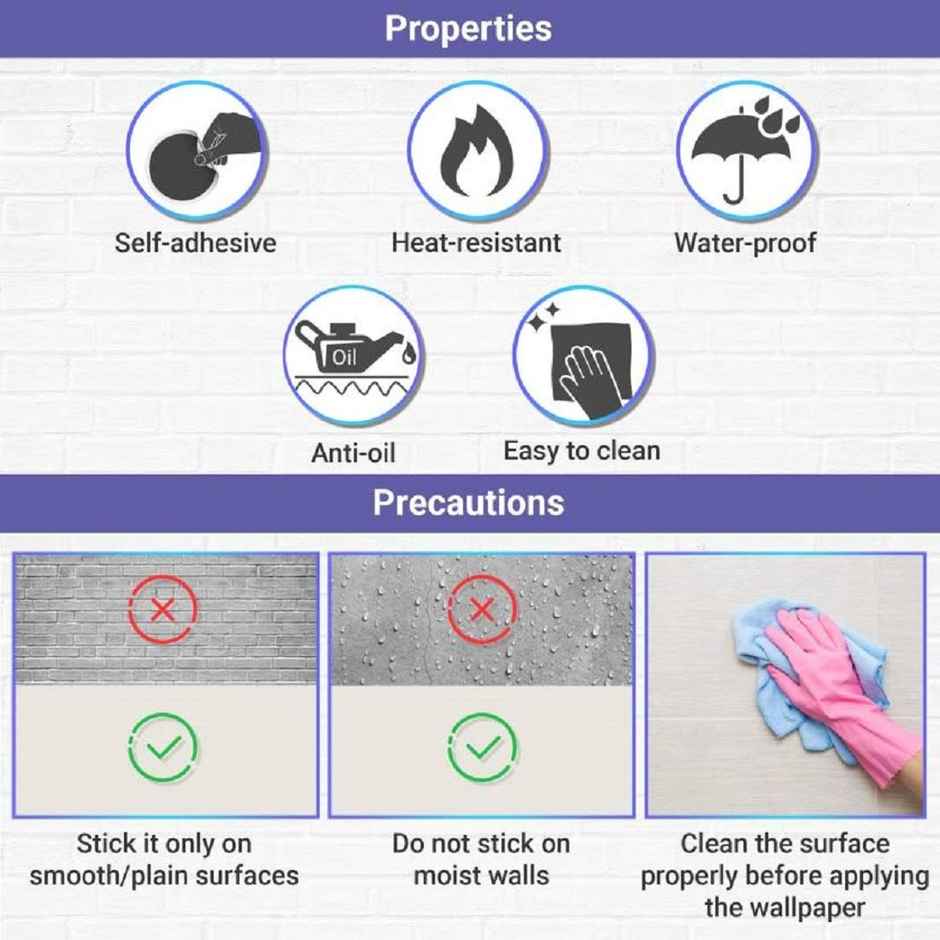 Wollzo Floral Bedroom Self Adhesive Wallpaper | Multicolour | 45 x 1000 cm