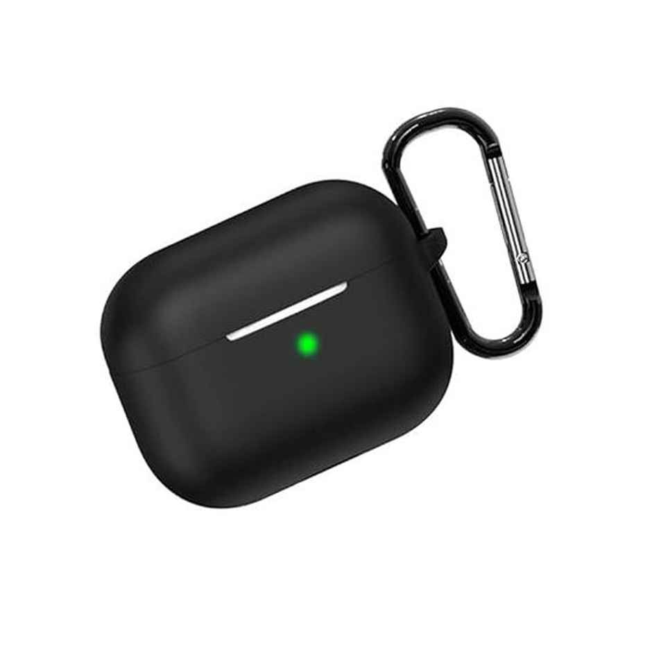 Sounce Silicone Case Cover for AirPods Pro 2 2022 | Shockproof with Keychain & LED Visible | Transparent