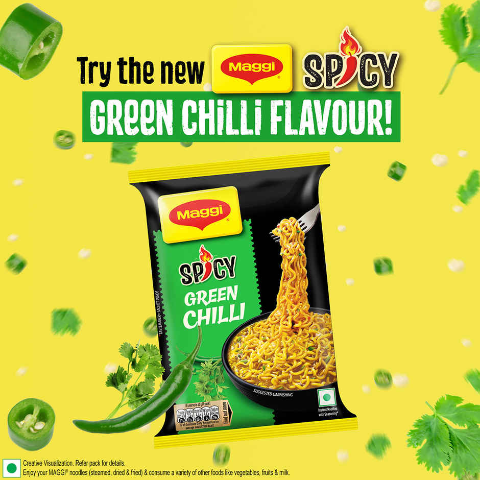 Maggi Spicy Green Chilli Noodles | Instant & Easy Snack