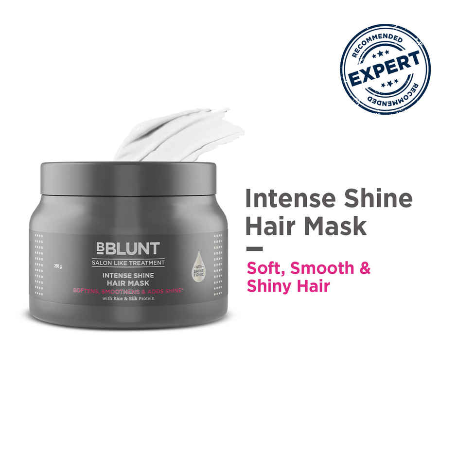 BBlunt Intense Shine Hair Mask With Rice & Silk Protein