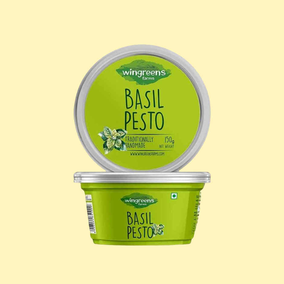 Wingreens Farms Basil Pesto | Pesto Sauce | Pesto Dip
