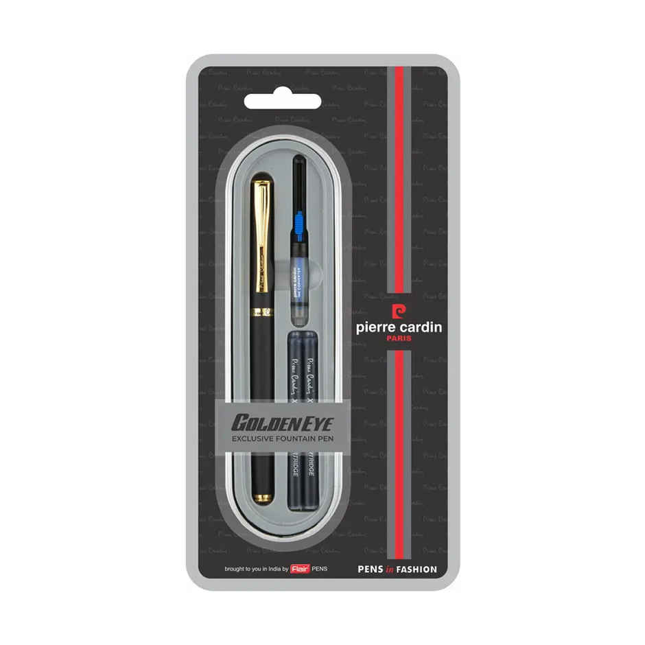 Pierre Cardin Golden Eye Black Fountain Pen